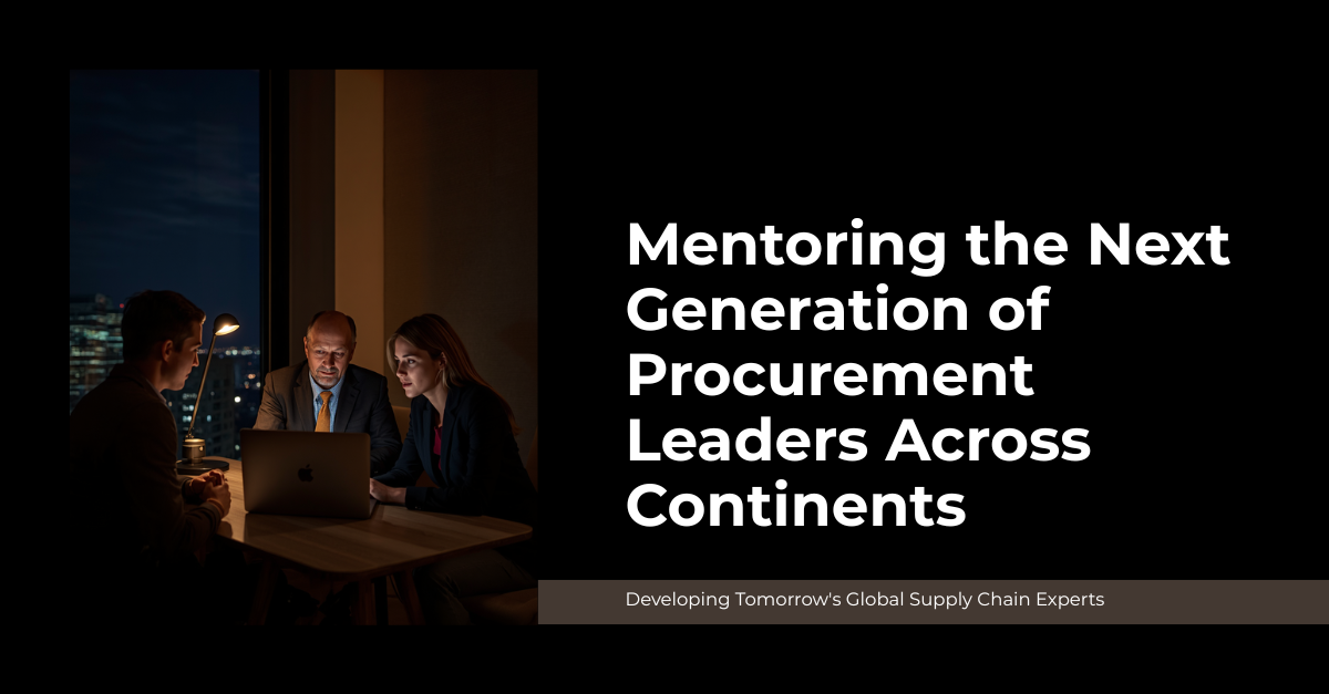 Mentoring the Next Generation of Procurement Leaders Across Continents